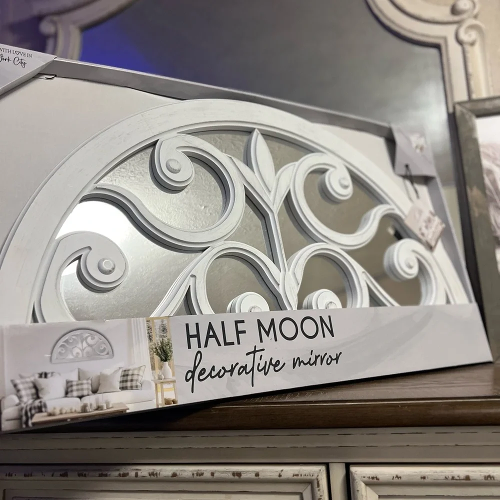 Half Moon Decorative Mirror